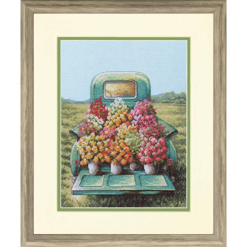 (image for) Flowers For Sale Counted Cross Stitch Kit